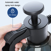 Car Washing Foam Spray Pot Home Handheld Gas Pressure Sprayer(2L+Spray Head x 2)