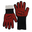 1 Pair High Temperature Resistant Silicone BBQ Gloves  Anti-Scalding Gloves(BBQ Red) - free shipping - PMC TechLife - Order now!