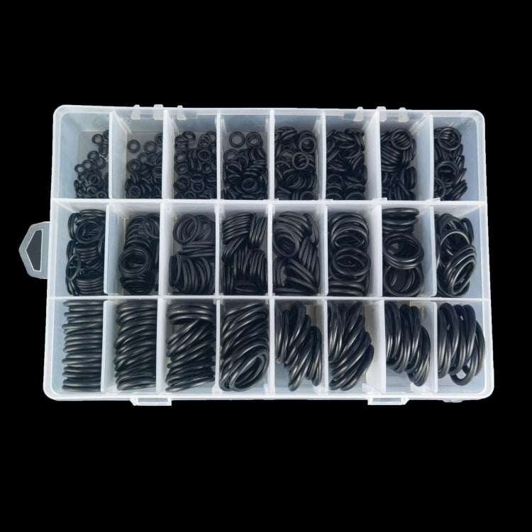 740 PCS / Box  Rubber O-Ring Car Air Conditioning High Temperature Corrosion Resistant Sealing Ring