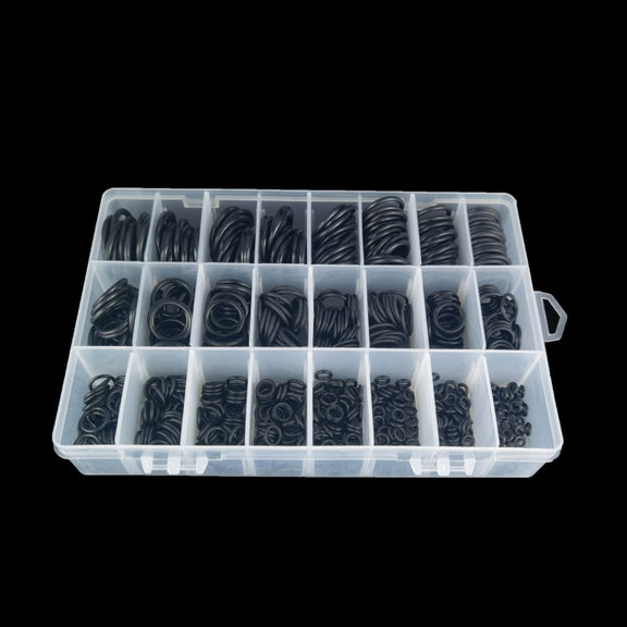 740 PCS / Box  Rubber O-Ring Car Air Conditioning High Temperature Corrosion Resistant Sealing Ring