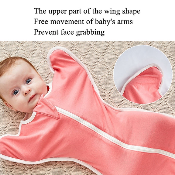 Insular Baby Cotton Quilt Newborn Swaddle Sleeping Bag Blanket, Size: 60cm For 0-3 Months(Pink)