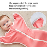 Insular Baby Cotton Quilt Newborn Swaddle Sleeping Bag Blanket, Size: 60cm For 0-3 Months(Blue)