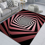 3D Stereo Rectangular Visual Geometric Living Room Carpet, Size: 140x200cm(11)