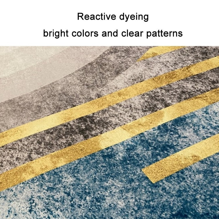 Modern Abstract Geometric Living Room Rug Coffee Table Cushion, Size: 120x160cm(01)