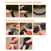 Multifunctional Bicycle Tire Changing Tool, Color: Green