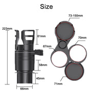 Car Multifunctional Retractable Rotating Water Cup Holder(SD-1048)