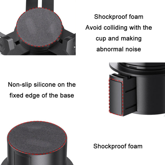 Car Multifunctional Retractable Rotating Water Cup Holder(SD-1048)