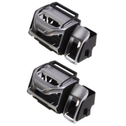 2 PCS SD-1012 Car Multifunctional Drink Holder Garbage Box(Silver)