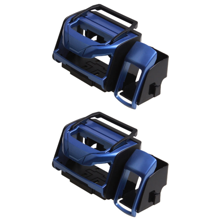 2 PCS SD-1012 Car Multifunctional Drink Holder Garbage Box(Blue)