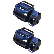 2 PCS SD-1012 Car Multifunctional Drink Holder Garbage Box(Blue)