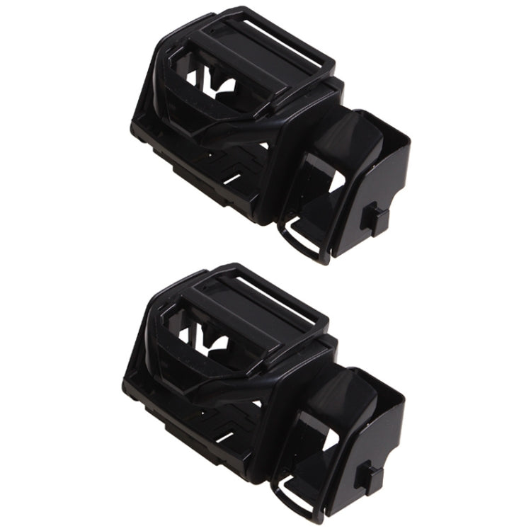 2 PCS SD-1012 Car Multifunctional Drink Holder Garbage Box(Black)