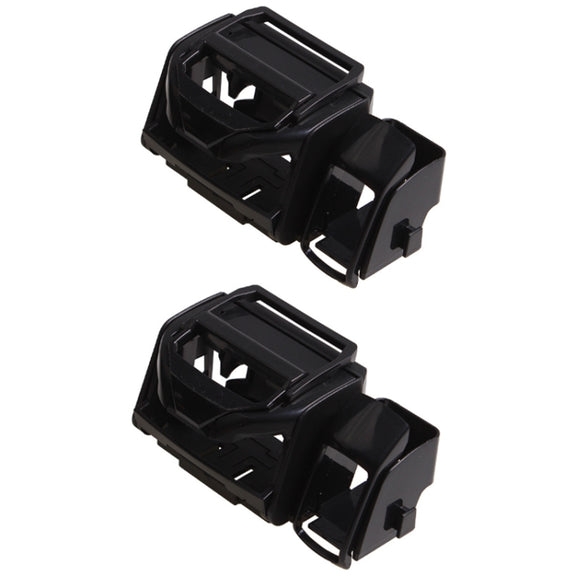 2 PCS SD-1012 Car Multifunctional Drink Holder Garbage Box(Black)