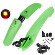 2632 Bicycle Quick Release Mudguards, Style: Widened (Green) - Mudguards by PMc TechLife | Online Shopping South Africa | PMc TechLife | Buy Now Pay Later Mobicred