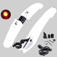 2632 Bicycle Quick Release Mudguards, Style: Widened (White) - Mudguards by PMc TechLife | Online Shopping South Africa | PMc TechLife | Buy Now Pay Later Mobicred