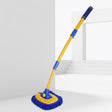 Retractable Curved Rod Soft Fur Car Wash Mop(Yellow Blue) - Car washing supplies by PMC TechLife | Online Shopping South Africa | PMC TechLife | Buy Now Pay Later Mobicred