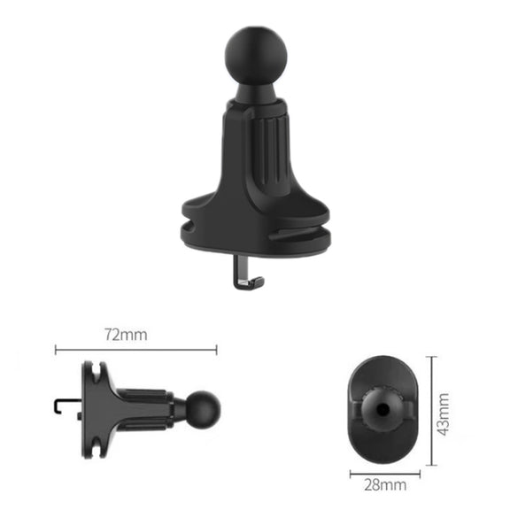 6 PCS Car Air Outlet Mobile Phone Bracket Base Can Clip Data Cable, Size: 15mm Ball Head