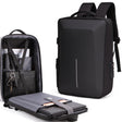 Men Business Shoulder USB External Interface Computer Bag, Color: 8001 Black - Backpack by PMC TechLife | Online Shopping South Africa | PMC TechLife | Buy Now Pay Later Mobicred