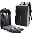 Men Business Shoulder USB External Interface Computer Bag, Color: 8001 Gray - Backpack by PMC TechLife | Online Shopping South Africa | PMC TechLife | Buy Now Pay Later Mobicred