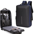Men Business Shoulder USB External Interface Computer Bag, Color: 8001 Blue - Backpack by PMC TechLife | Online Shopping South Africa | PMC TechLife | Buy Now Pay Later Mobicred
