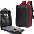 Men Business Shoulder USB External Interface Computer Bag, Color: 8001 Red - Backpack by PMC TechLife | Online Shopping South Africa | PMC TechLife | Buy Now Pay Later Mobicred