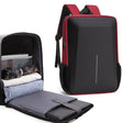 Men Business Shoulder USB External Interface Computer Bag, Color: 8001-J Red - Backpack by PMC TechLife | Online Shopping South Africa | PMC TechLife | Buy Now Pay Later Mobicred