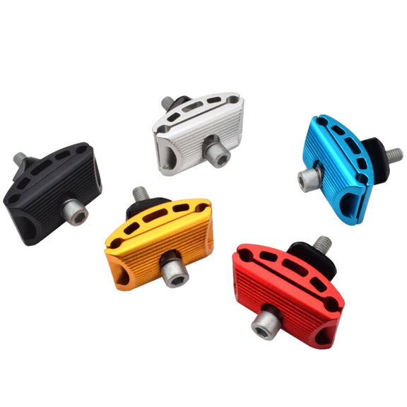 FMFXTR Bicycle Saddle Clamp Code Screw Connector(Double Rail Black)