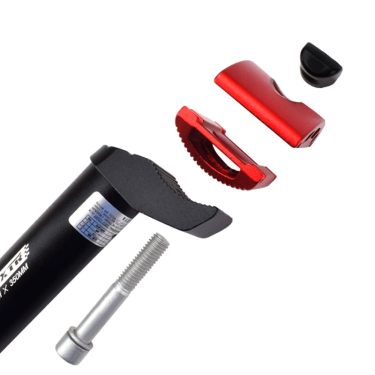 FMFXTR Bicycle Saddle Clamp Code Screw Connector(Double Rail Black)