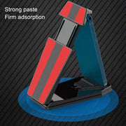 Mobile Phone Tablet Car Holder Suction Cup Instrument Fixed Bracket, Color: Black Carbon Fiber