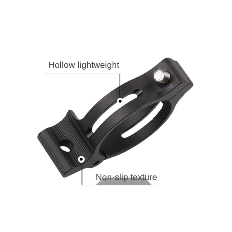 FMFXTR Bike Front Derailleur Clamp Straight Lock Turn to Clamp Converting Seat(Black 34.9mm)