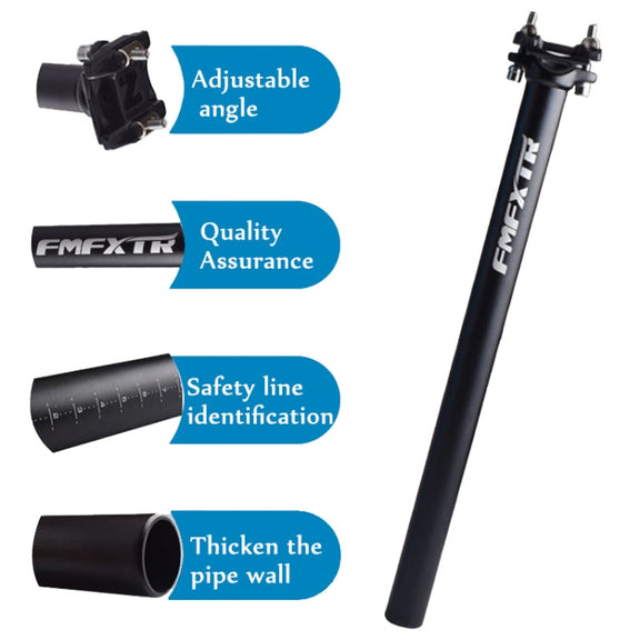 FMFXTR Bicycle Extended Saddle Seat Tube Double Nail Straight Tube, Specification: 30.9mm(Red)