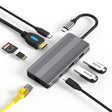 Blueendless 8K/30Hz Type-C To Gigabit Ethernet USB3.1 Docking Station(8 in 1) - free shipping - PMC TechLife - Order now!
