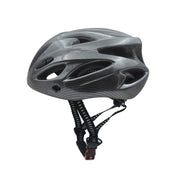 Unisex Cycling Bike One-piece Helmet, Size: One Size About 57-62cm(Fiber Black)