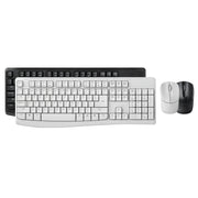 Rapoo X1800PRO 104 Keys Water-resistant Multimedia Wireless Keyboard Mouse Set(Black)