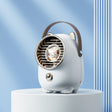 Turbine Water Cold Fan USB Desktop Humidity Spray Small Fan(Tanuka White 2000 mAh) - Electric Fans by PMC TechLife | Online Shopping South Africa | PMC TechLife | Buy Now Pay Later Mobicred