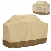 Oxford Cloth Water-resistant Dustproof Barbecue Cover With Sundry Bag, Size: 145x61x117cm(Beige)