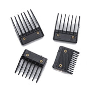 4 In 1 Hair Clipper Limit Comb Barber Tool Accessories(Black)
