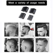4 In 1 Hair Clipper Limit Comb Barber Tool Accessories(Black)