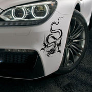 D-131 Dragon Totem Dragon Car Cover Sticker Modified Roof Scratch Sticker(Black)