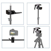 CL-22 Multi-function SLR Camera Fixed Clip Gimbal Vigorously Clip Photography Pliers(Black)