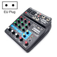 TEYUN A4 4-way Small Microphone Digital Mixer Live Recording Effector(EU Plug) - Live Sound Effects Processors by TEYUN | Online Shopping South Africa | PMC TechLife | Buy Now Pay Later Mobicred