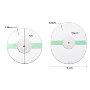 10 PCS Fixed Small Sensor TPU Transparent Adhesive Patch(Oval)