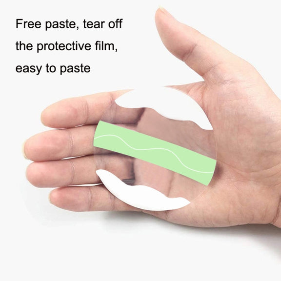 10 PCS Fixed Small Sensor TPU Transparent Adhesive Patch(Oval)