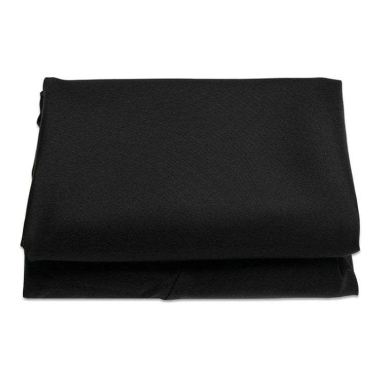 Polyester Parasol Replacement Cloth Round Garden Umbrella Cover, Size: Diameter 2m  6 Ribs(Black)