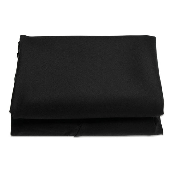 Polyester Parasol Replacement Cloth Round Garden Umbrella Cover, Size: Diameter 2.7m 6 Ribs(Black)