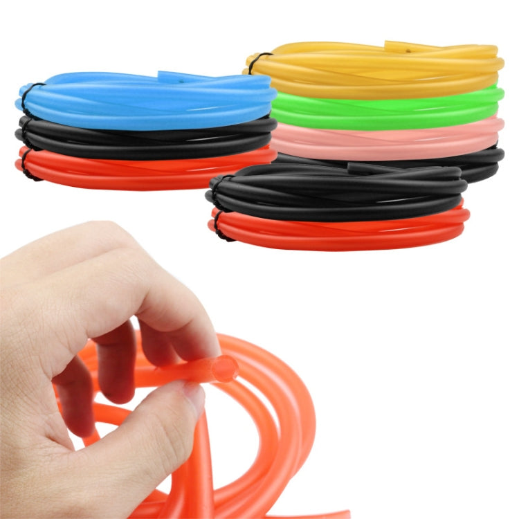 10PCS Motorcycle Modification Oil Pipe Rubber Gasoline Pipe, Length: 1m(Blue)