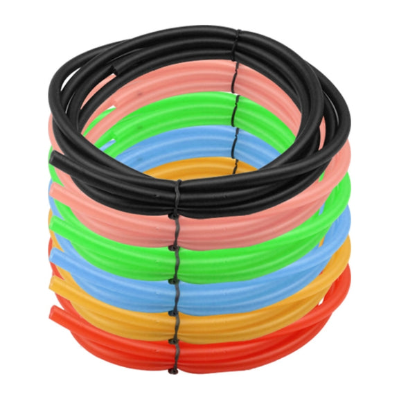 10PCS Motorcycle Modification Oil Pipe Rubber Gasoline Pipe, Length: 1m(Blue)