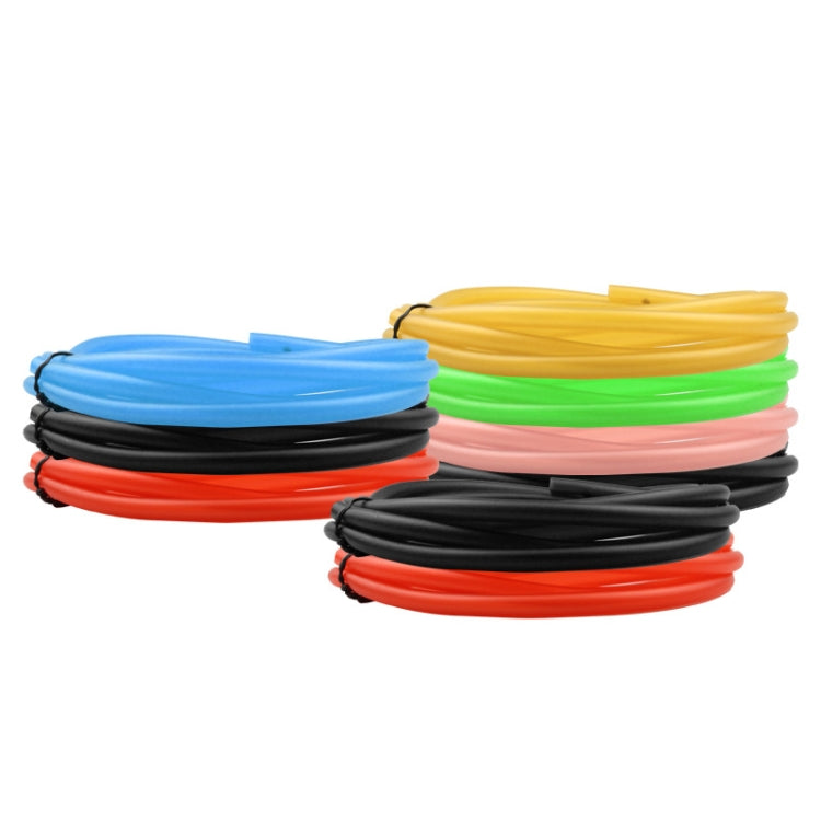 10PCS Motorcycle Modification Oil Pipe Rubber Gasoline Pipe, Length: 1m(Blue)