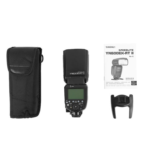 Yongnuo YN600EX-RT II  HSS 1/8000s Master TTL Flash Speedlite For Canon(Black)