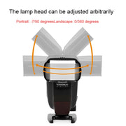 Yongnuo YN600EX-RT II  HSS 1/8000s Master TTL Flash Speedlite For Canon(Black)