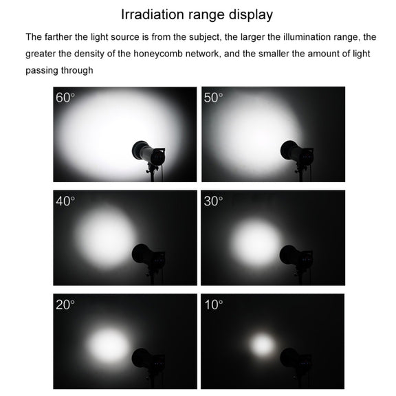 GODOX SN1002 Honeycomb Mesh Reflector Light Effect Accessory For 17cm Standard Cover, Density: 10��